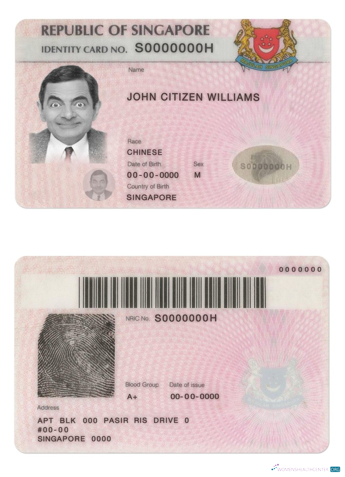 Download Singapore ID Photoshop template